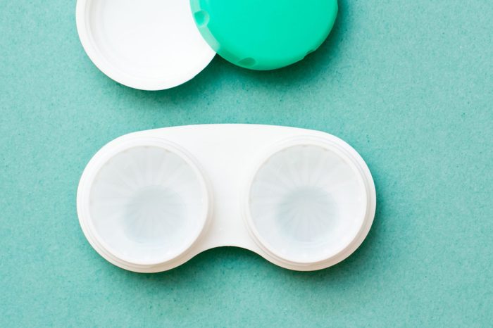 open contact lens container