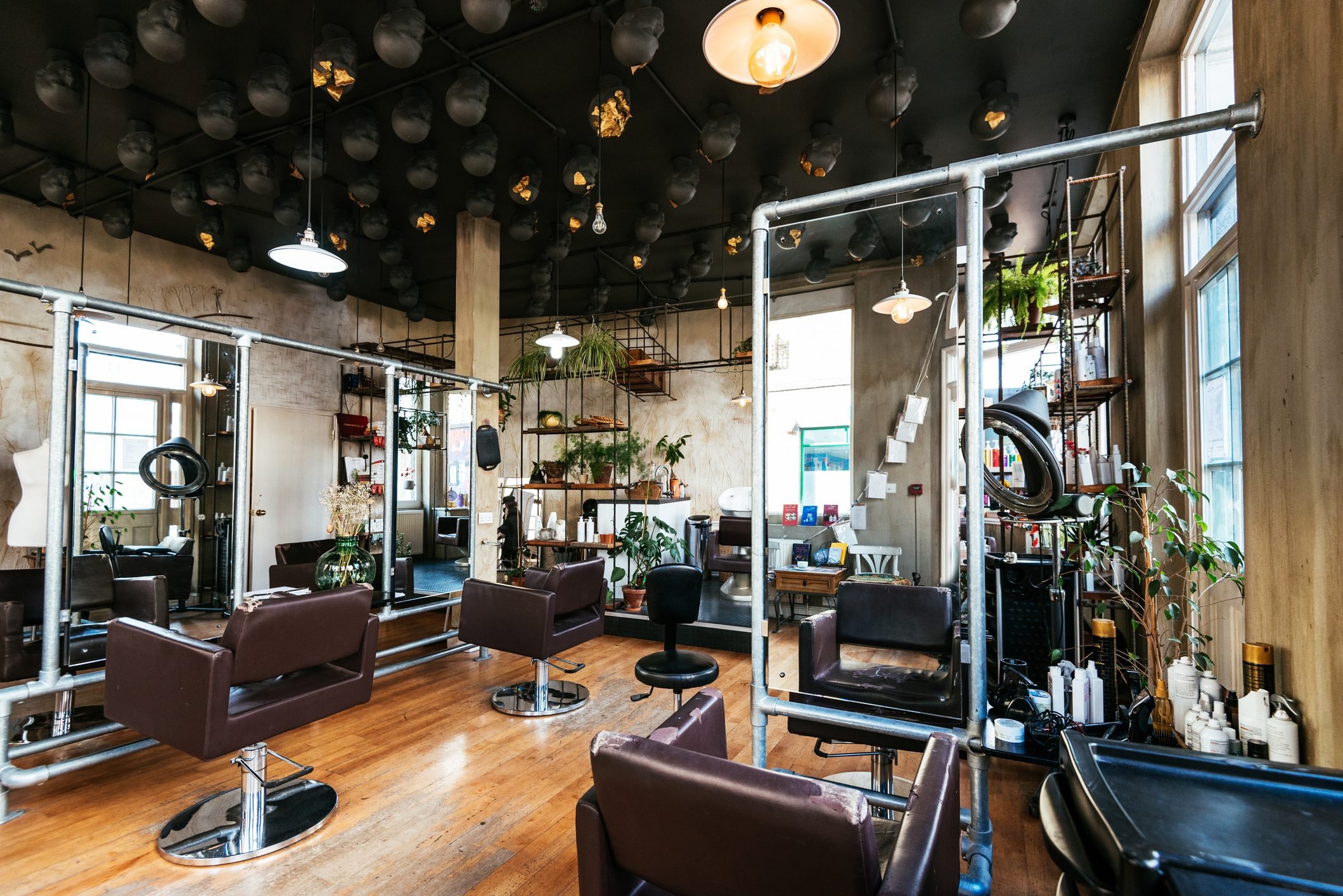 Modern hair salon