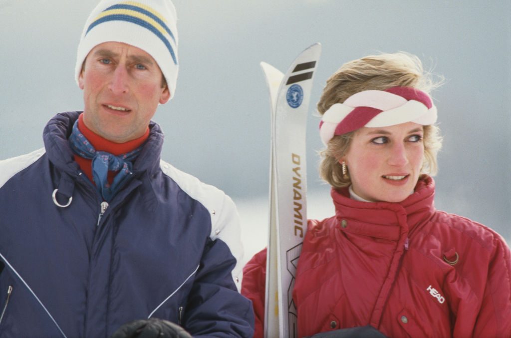 Charles And Diana In Klosters