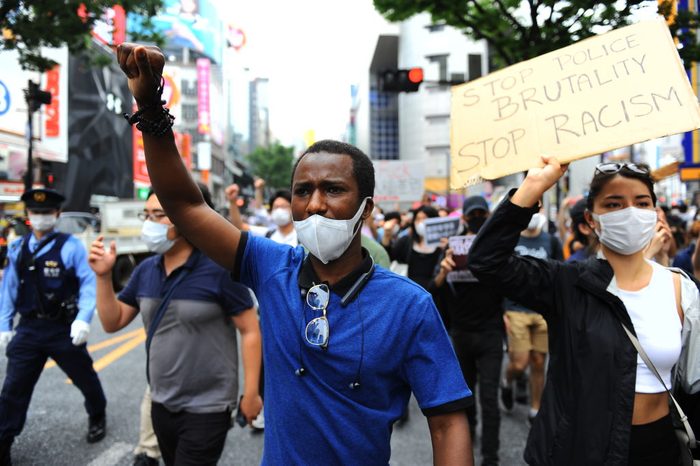 Black Live Matter Protest in Tokyo