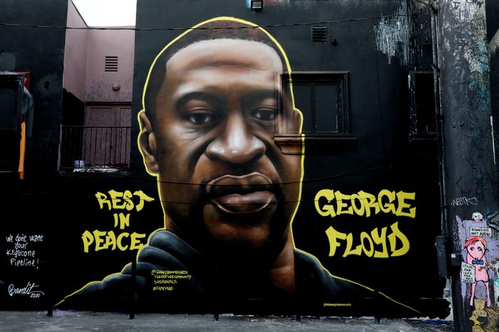 George Floyd, artists have memorialized him with murals and street art around the world, including in L.A.
