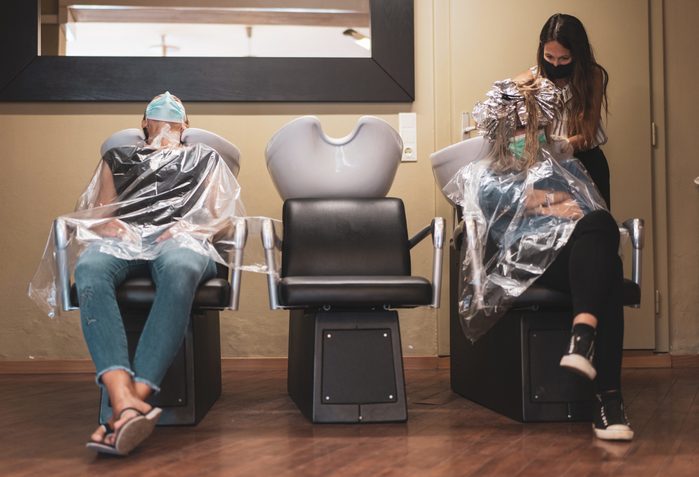 hair salon reopen with safety precautions after coronavirus lockdown