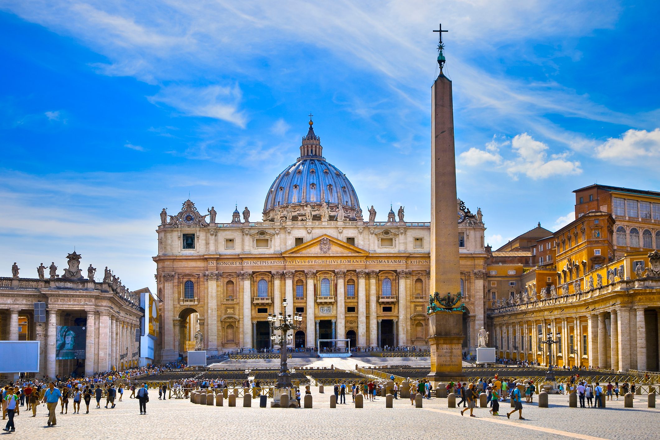View of Vatican City .