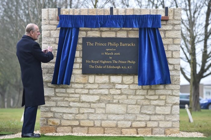 Prince Philip opens The Prince Philip Barracks at MOD Lyneham