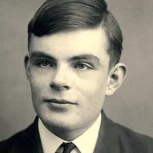 Alan Turing (1912-1954). Artist: Anonymous