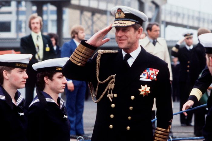 Philip Naval Uniform Salute