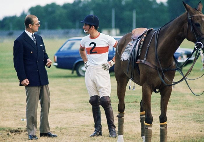 Charles And Philip At Polo