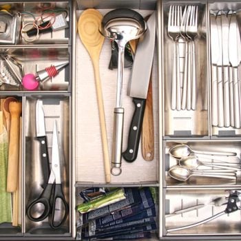 kitchen utensils drawer