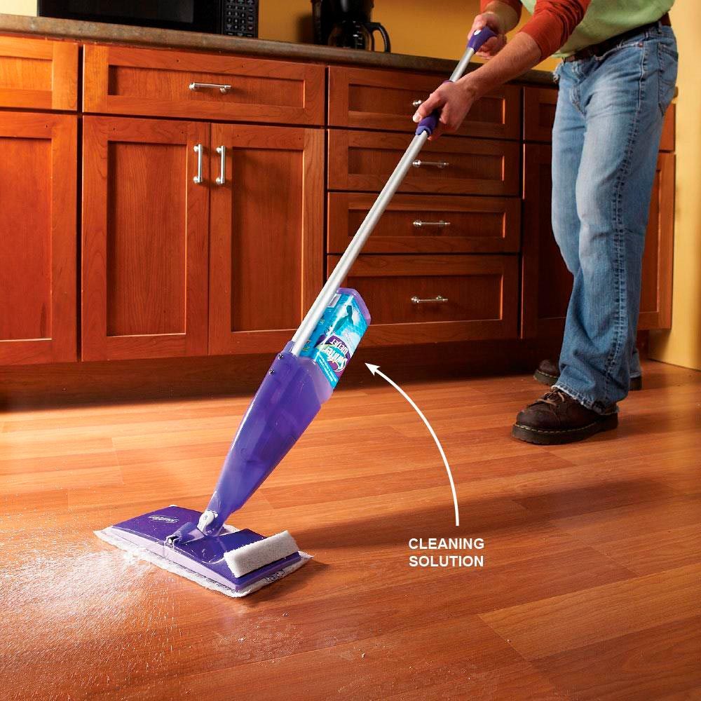 Clean hard floors faster