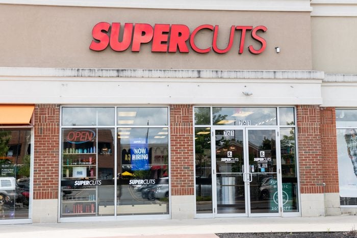 Supercuts store in North Brunswick Township, New Jersey...