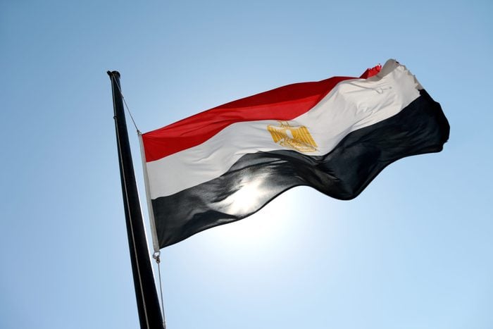 Egyptian Flag at Half-Mast