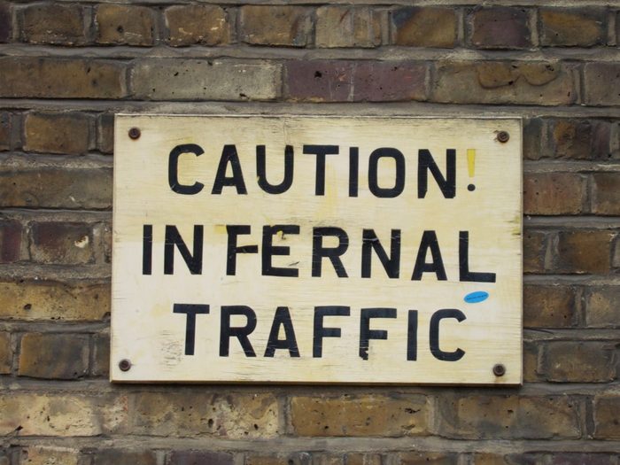 Caution Infernal Traffic
