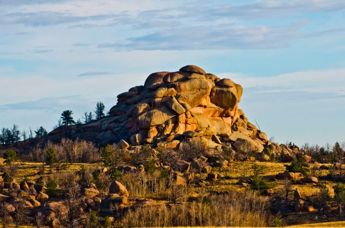 Wyoming, Buford, Vedauvoo Recreation Area, Rock formations of Sherman Granite