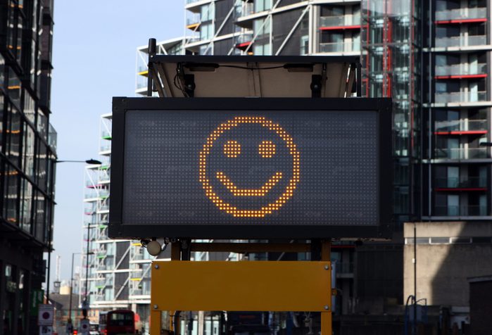 Smiley Street Sign
