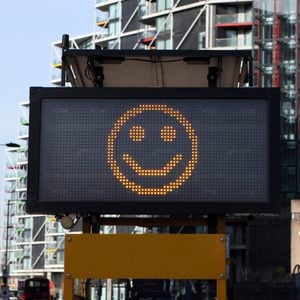 Smiley Street Sign