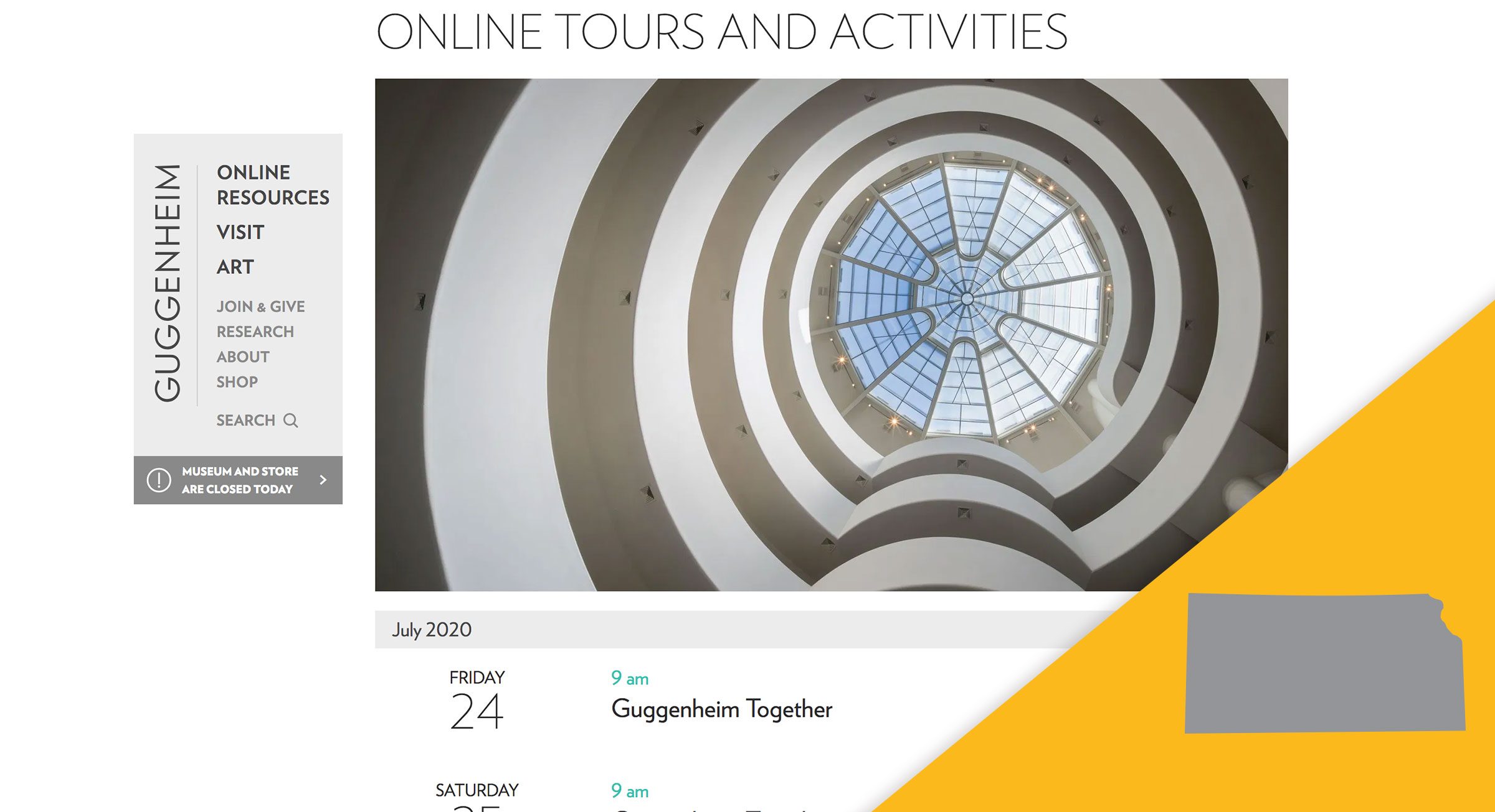 Solomon R. Guggenheim Museum virtual tour