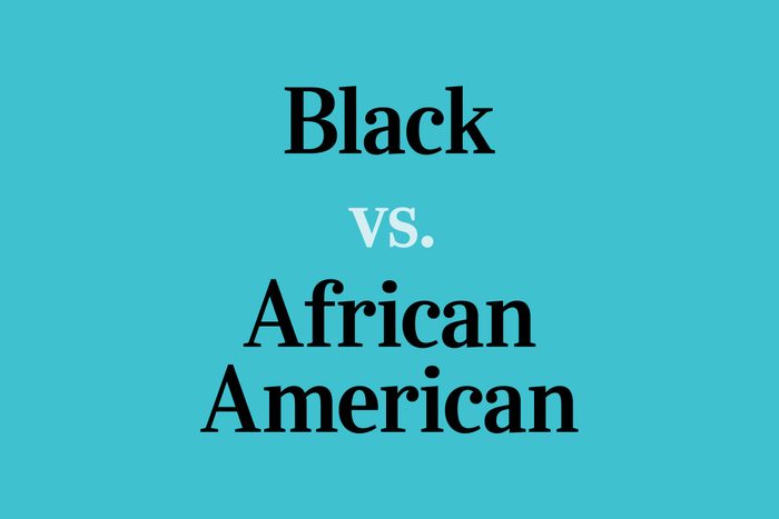 text: Black vs. African American