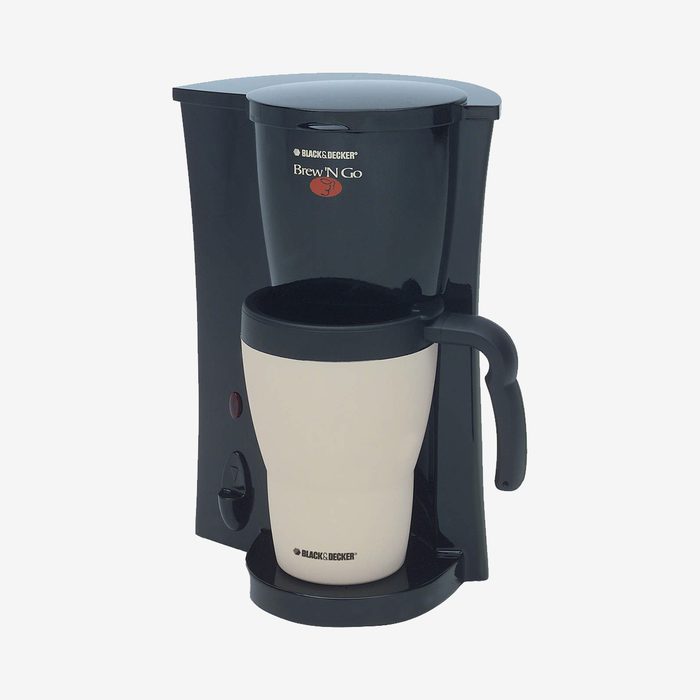 Brew 'N Go Personal Coffee Maker with Travel Mug