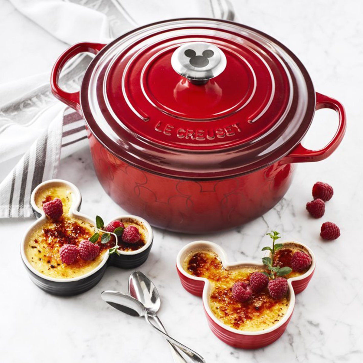 Le Creuset Mickey Mouse™ 90th Birthday Celebration Cast-Iron Round Oven, 4 1/2-Qt.