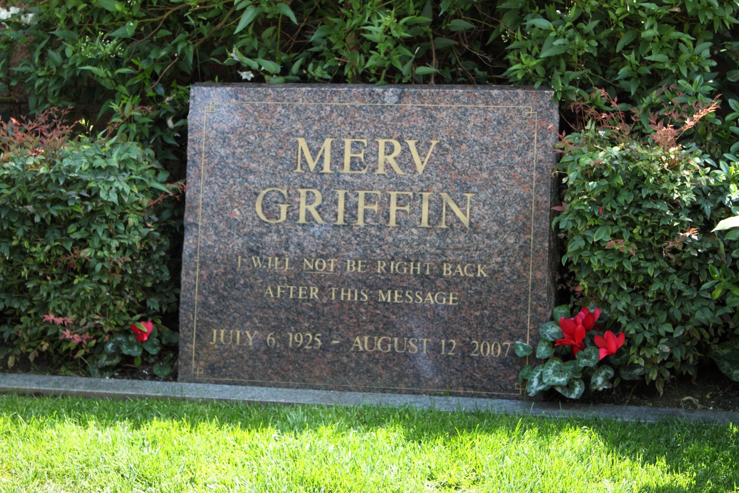 Merv Griffin's Funny Tombstone