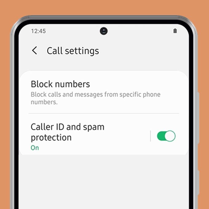 Samsung Caller Id And Spam Protection Setting