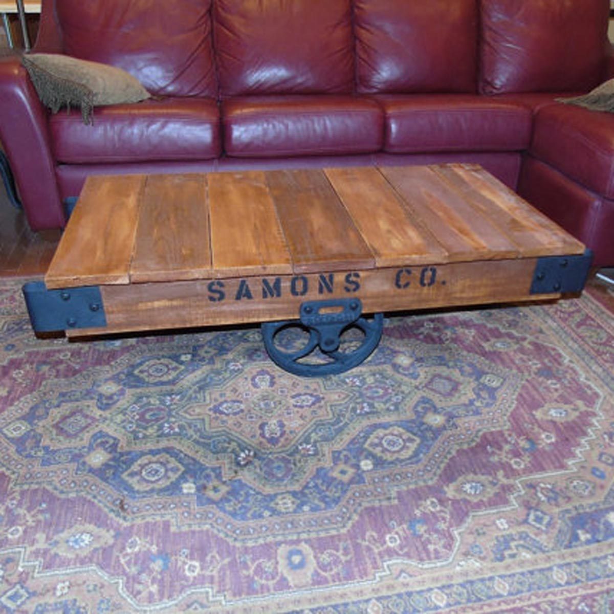coffee table with hidden storage