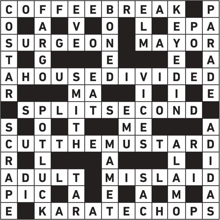 may20 crossword answers