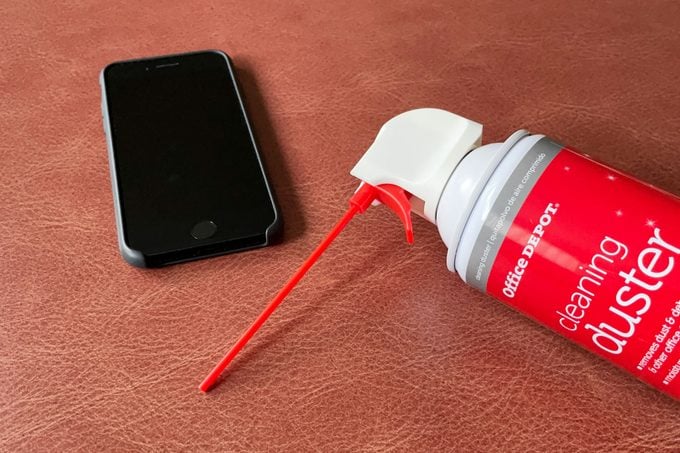 iphone near can of compressed air
