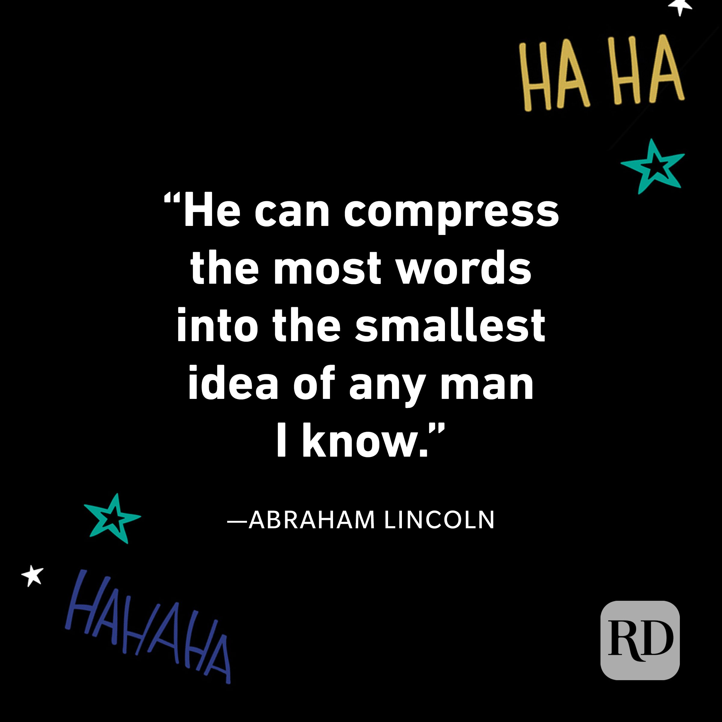 Abraham Lincoln 100 Funniest Quotes