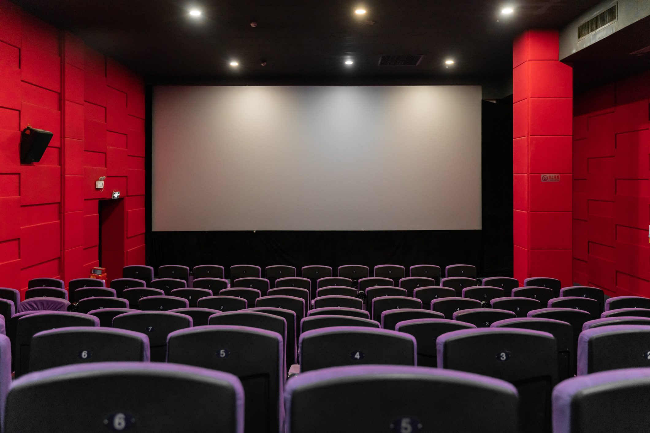 Empty Cinema with Empty seats
