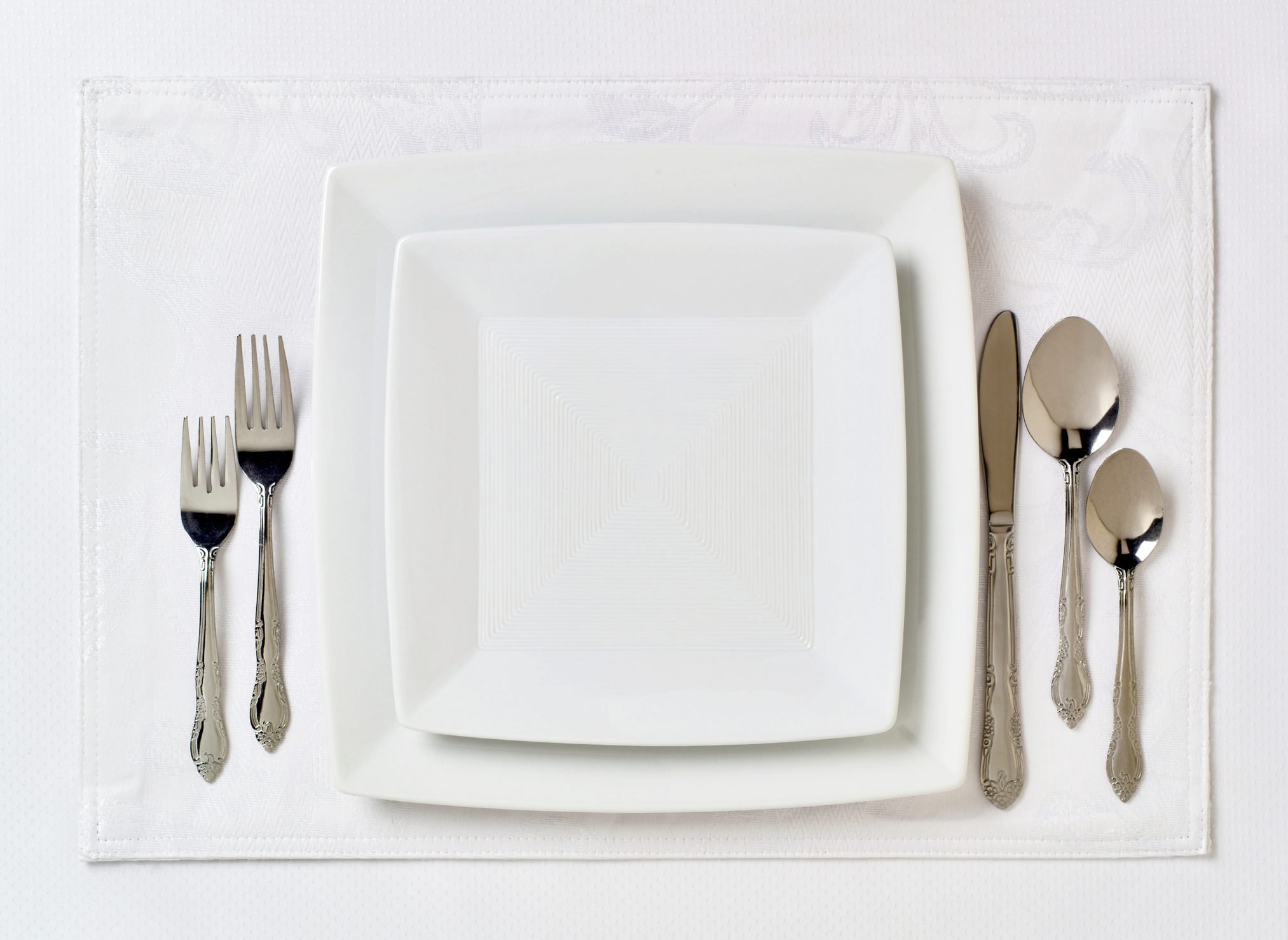 Formal table place setting 2