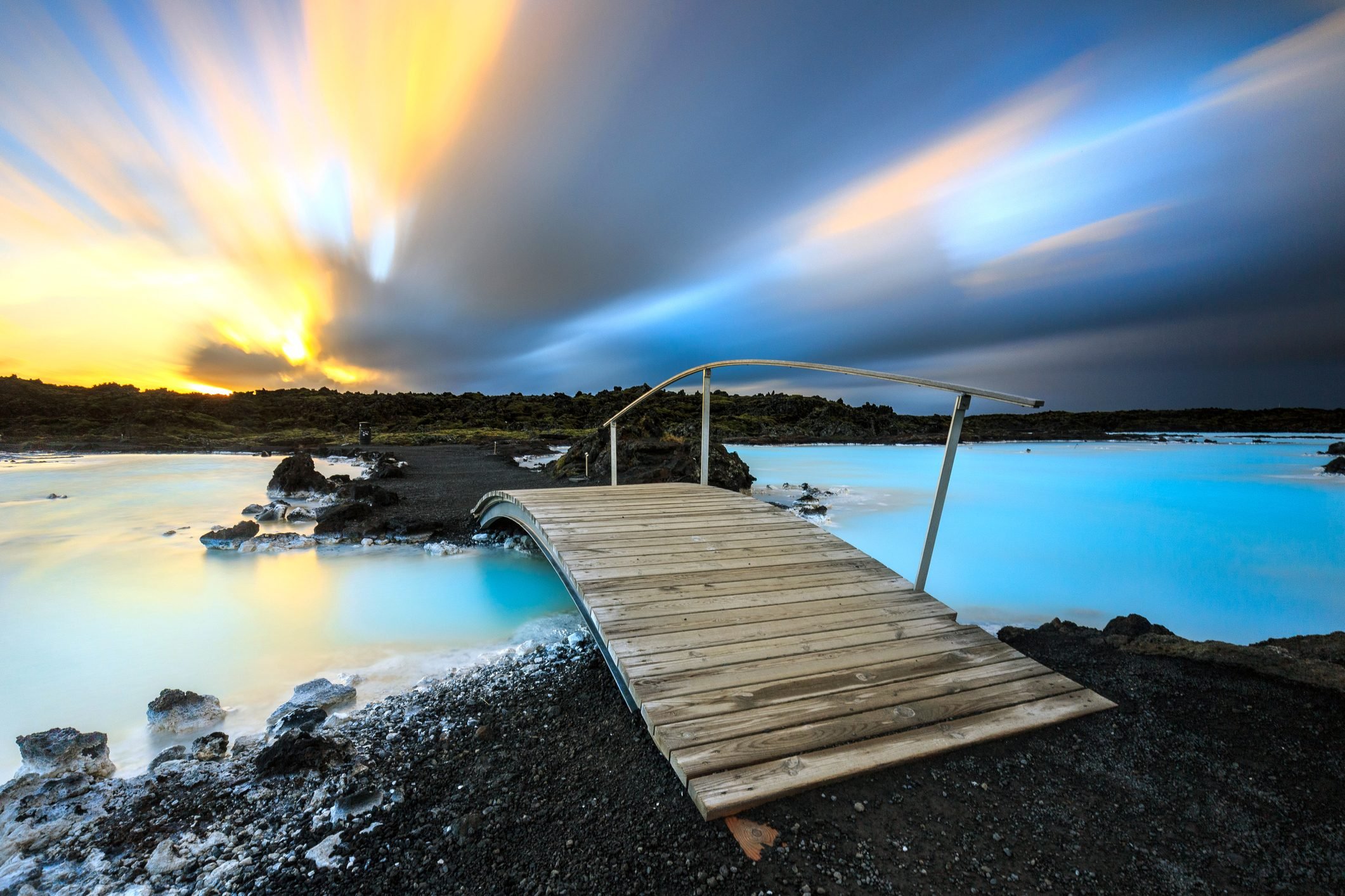 Blue lagoon geothermal spa Iceland