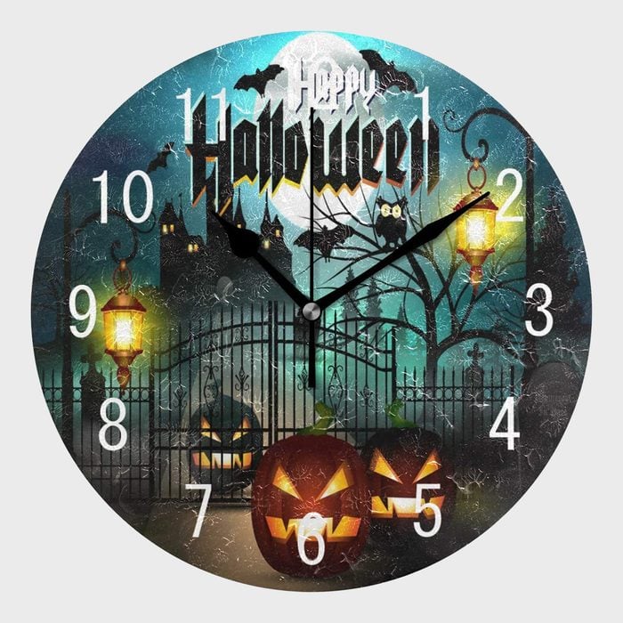 Halloween Wall Clock Halloween Decoration