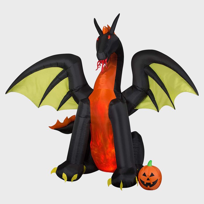 Inflatable Fire Breathing Dragon Halloween Decoration