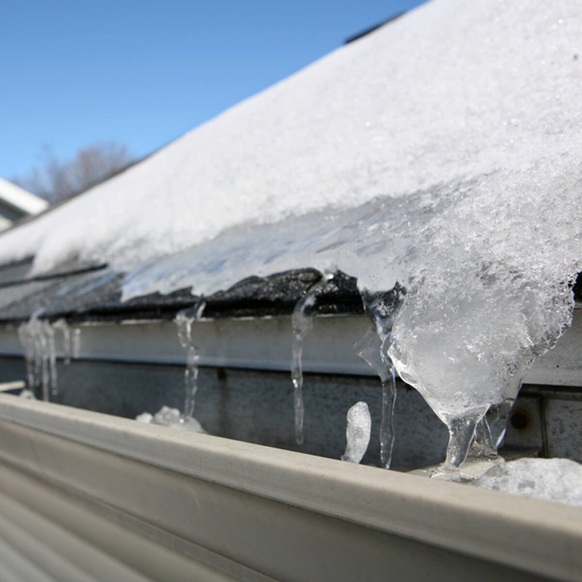 check for ice dams