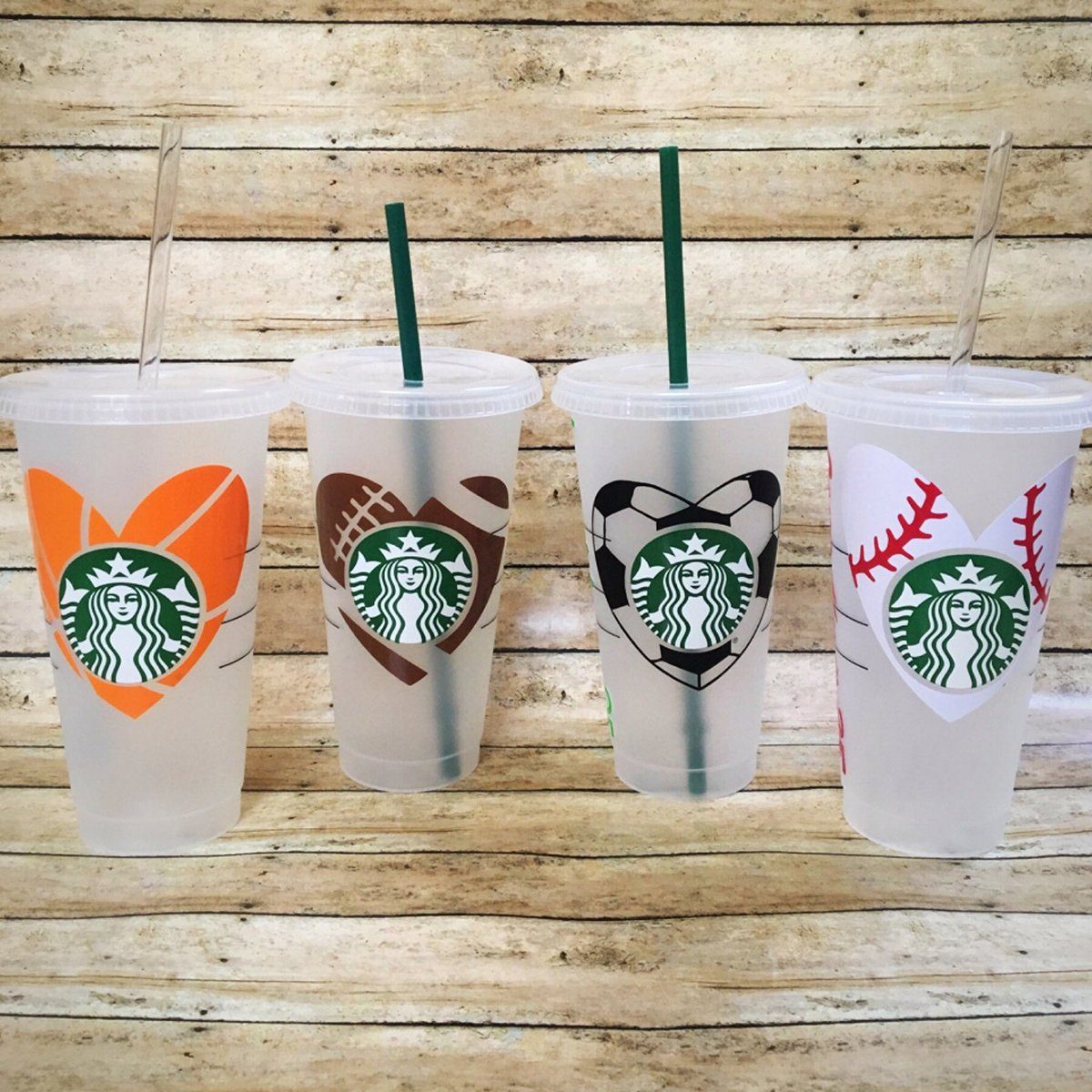 Personalized Sport Reusable Starbucks Cold Cup
