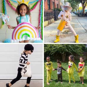 Diy Kids Halloween Costumes Grid Collage