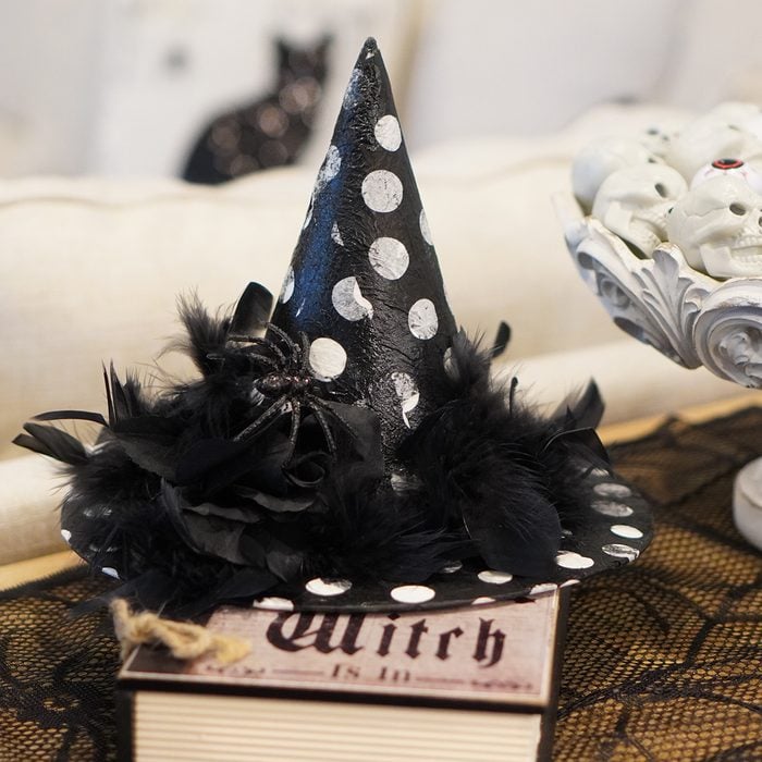 Decoupage Witch Hat Decor Ellemariehome