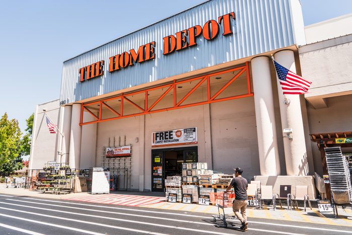 People shopping at The Home Depot