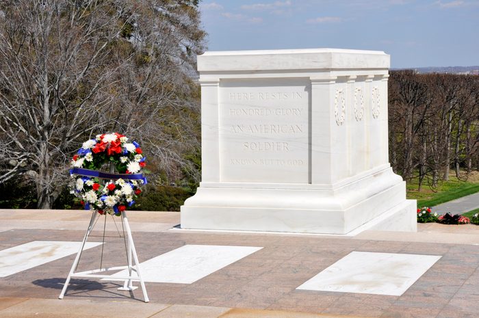 Tomb of the Unknown Soldier at arlington national cemetary