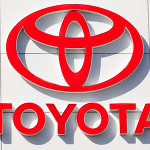 Toyota Sign at Car Dealership