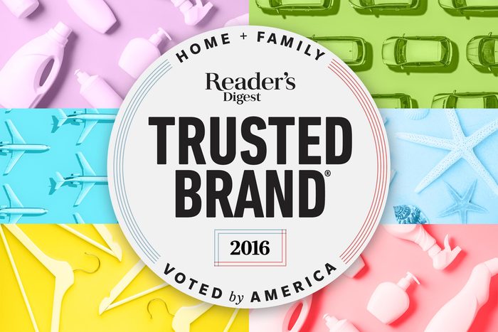 Reader's Digest Trusted Brands 2016