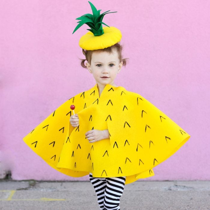 Diy Pineapple Kids Costume Via Deliacreates