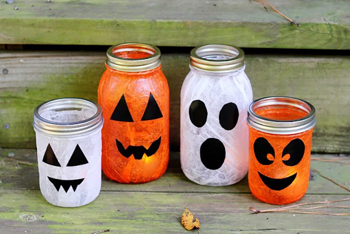 Halloween Jar Lanterns