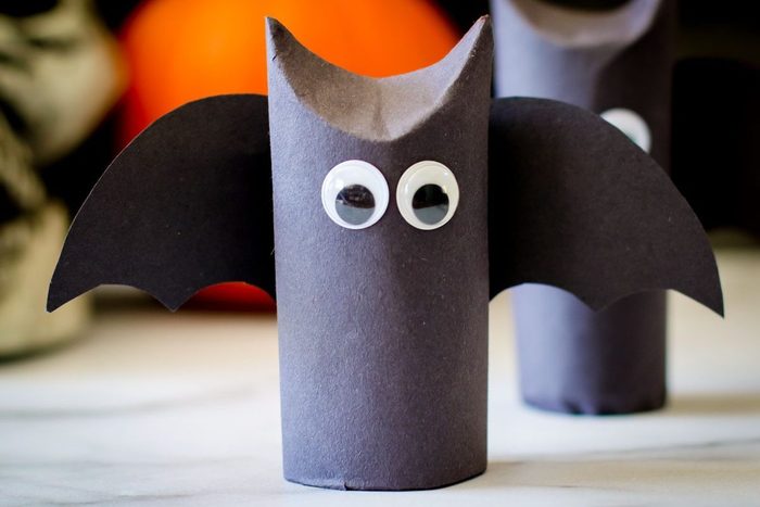 Halloween diy bat craft for kids