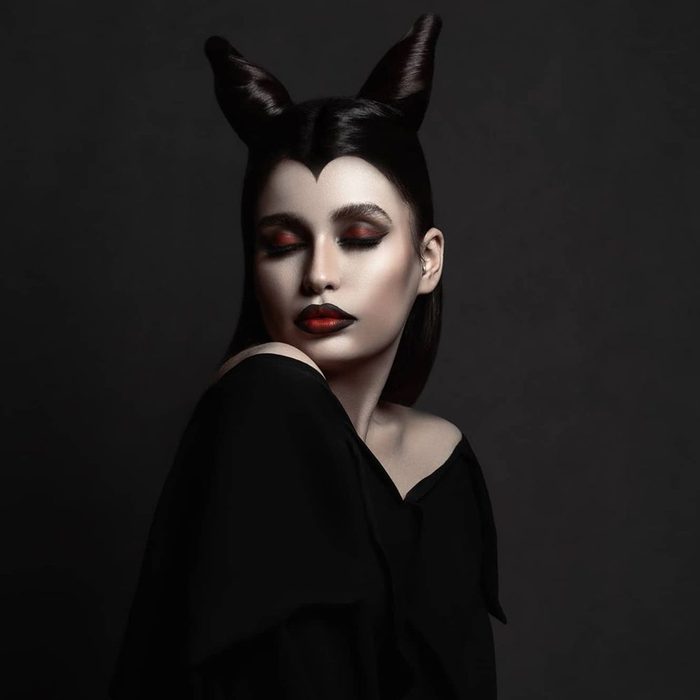 Maleficent Halloween Makeup