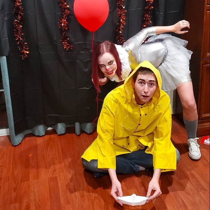 Pennywise and Georgie couples Halloween Costume