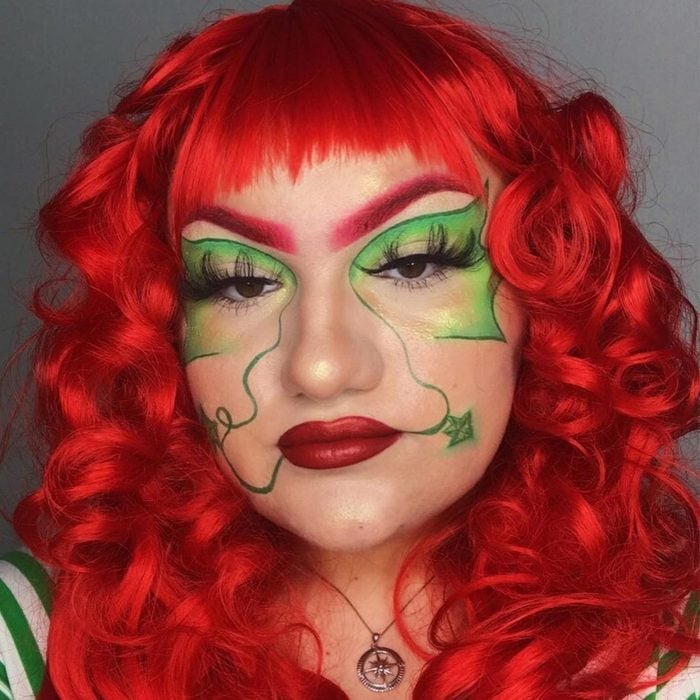 Poison Ivy Halloween Makeup 
