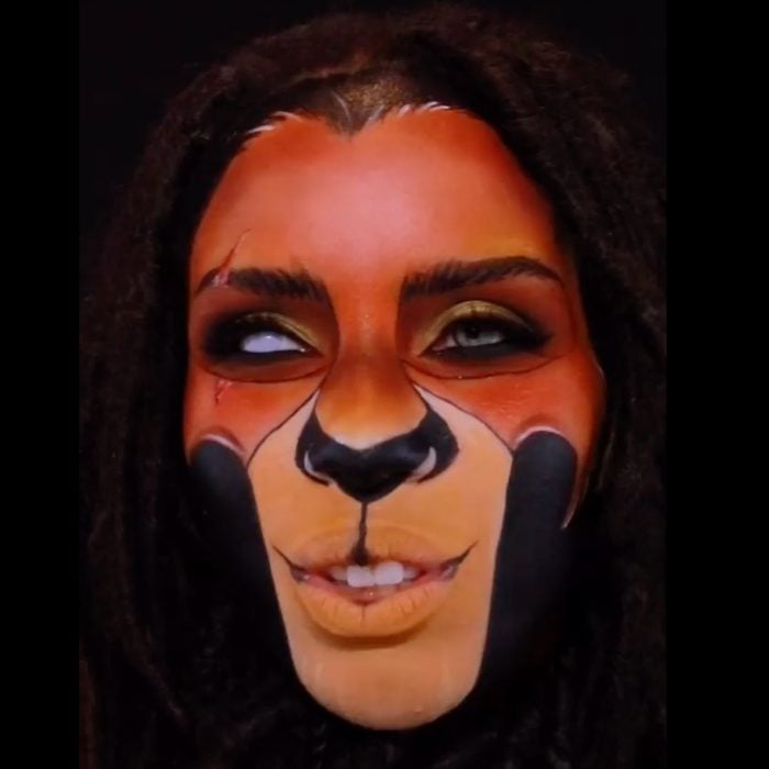 Scar Lion King Face Paint