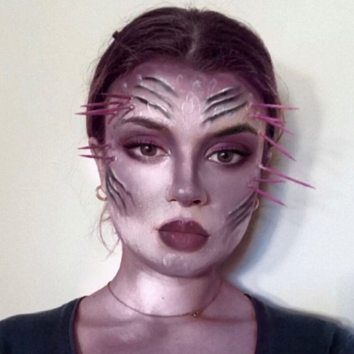 Siren Halloween Makeup